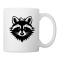 Tasse raccoon - Weiß