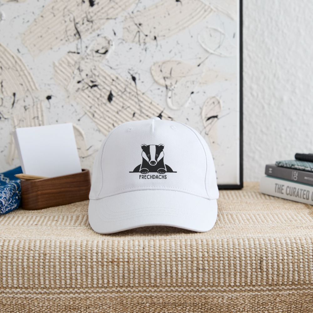 Kinder Bio Basecap Frechdachs - Weiß