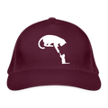Bio-Baseballkappe cat and kitten - Burgunderrot