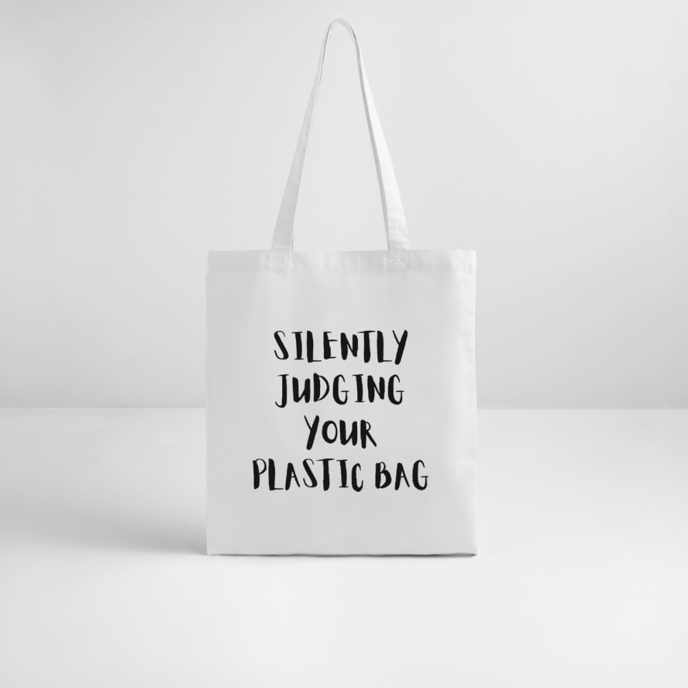Stanley/Stella Bio-Stoffbeutel judging your plastic bag - Weiß