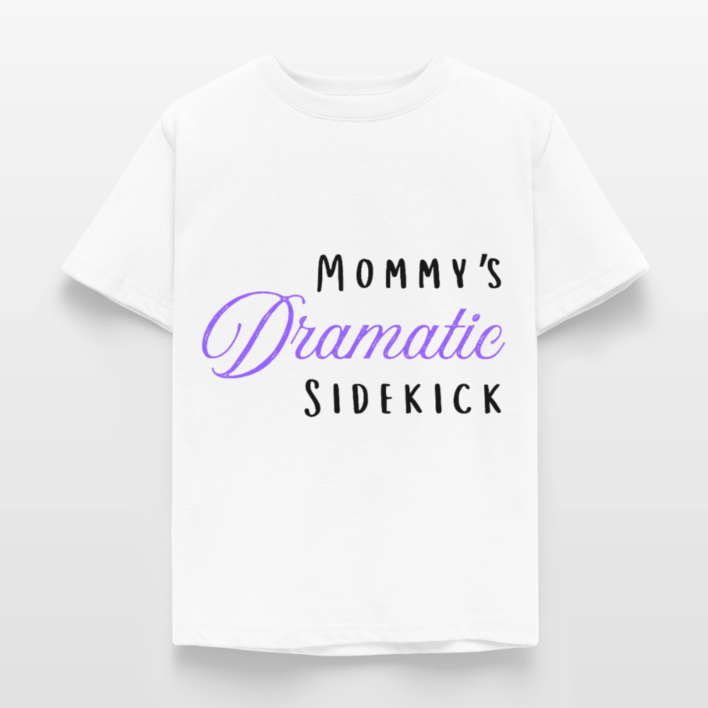 Kinder T-Shirt mommys dramatic sidekick - Weiß
