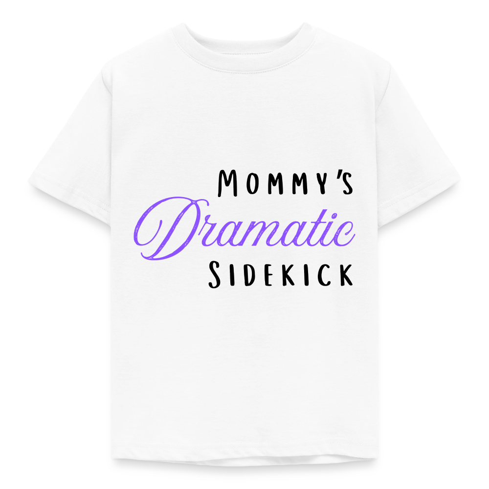 Kinder T-Shirt mommys dramatic sidekick - Weiß