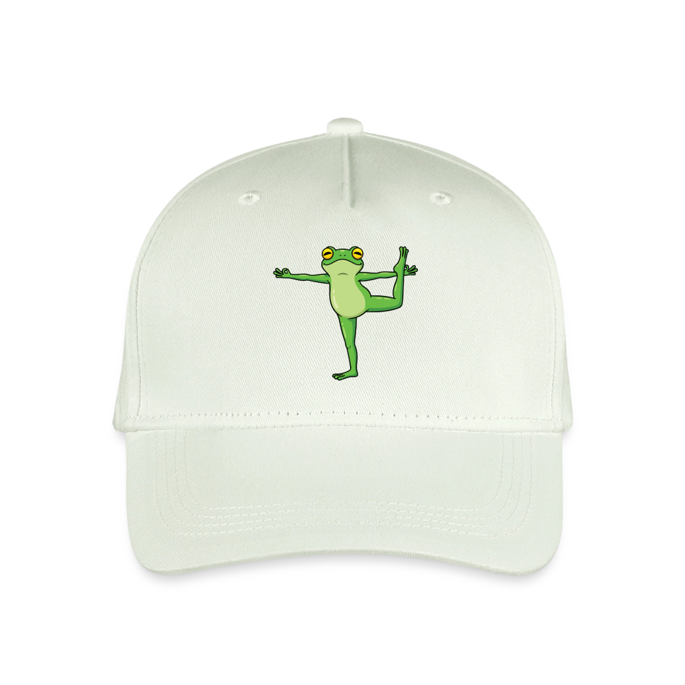 Kinder Bio Basecap Yoga Frog - Helles Mintgrün
