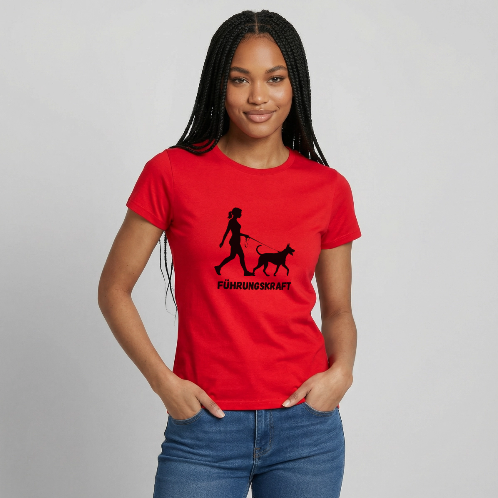 Frauen T-Shirt Führungskraft - Rot